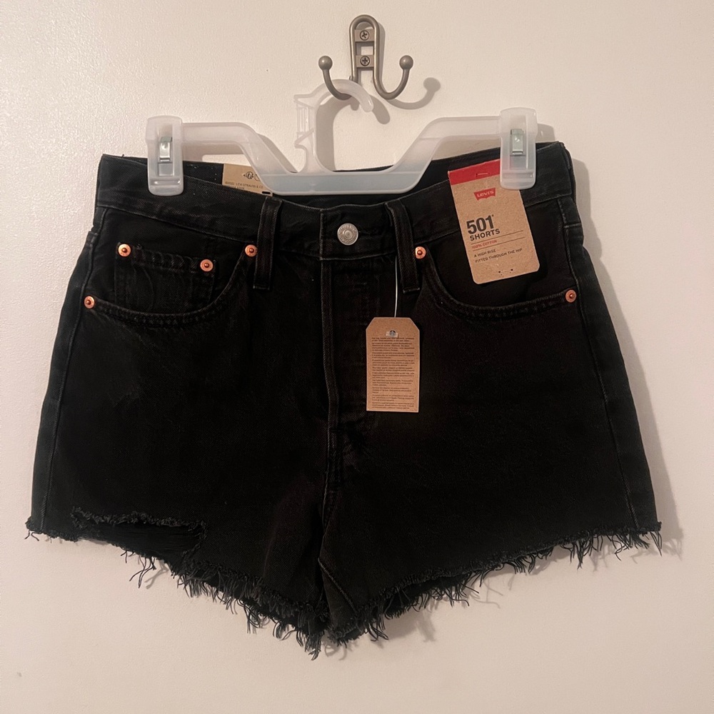 Levi’s 501 Black Shorts